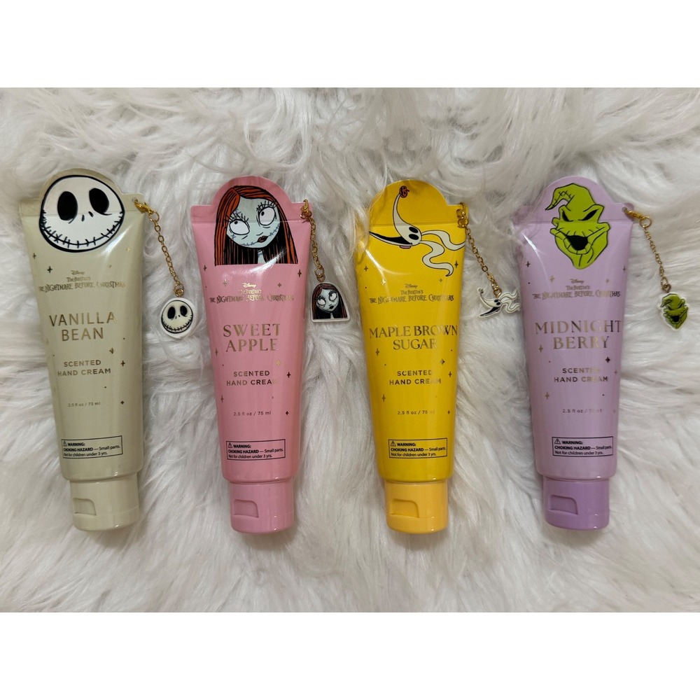 Disney Nightmare Before Christmas Hand Cream Set Jack Sally Zero Oogie Boogie